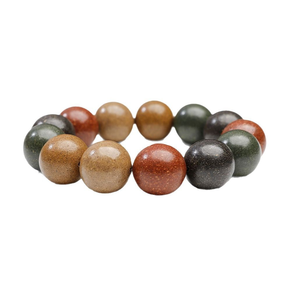 Natural ancient Hexiang beads, five elements of fragrant beads, bracelet, Buddha handmade Chinese herbal medicine fragrant beads