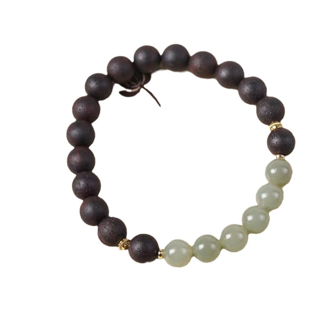 Taoist Falling True Fragrance Natural Jade Single Ring Bracelet Falling True Fragrance DIY Single Ring Bracelet